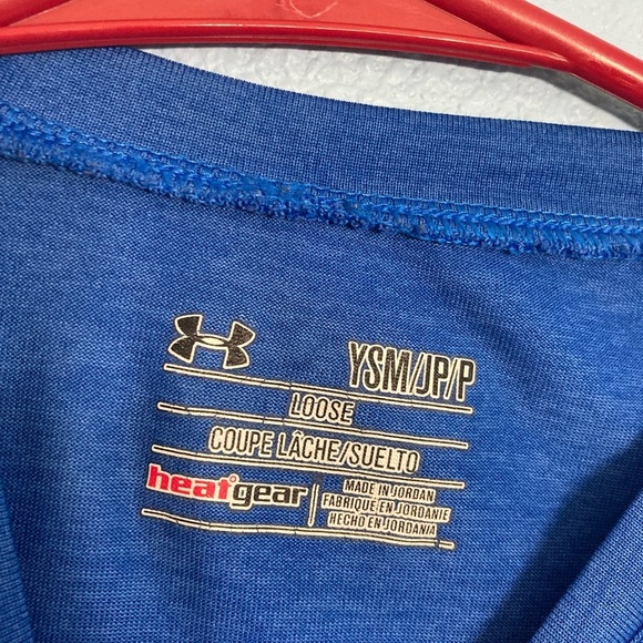 Under Armour Kids Tee - Blue/Red - Picture 3 of 5